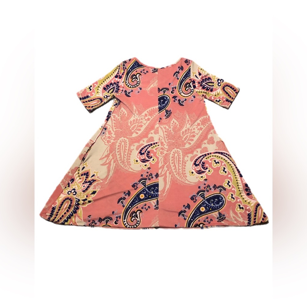 Women’s Paisley Dress With Pockets Size Medium - Picture 5 of 7